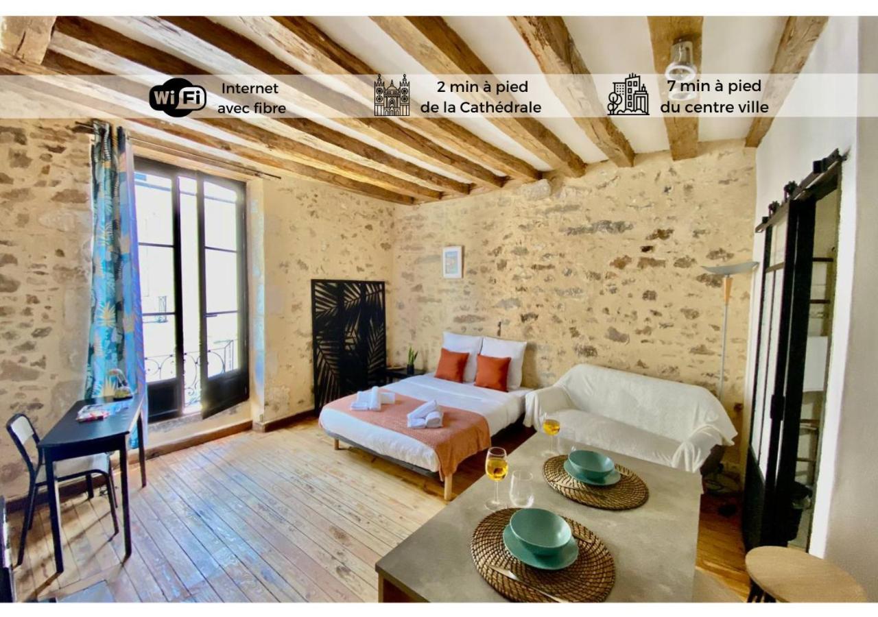 Le Cosy-Chic, 2 Min A Pied Cathedrale , Jacobins Apartment Le Mans Exterior photo